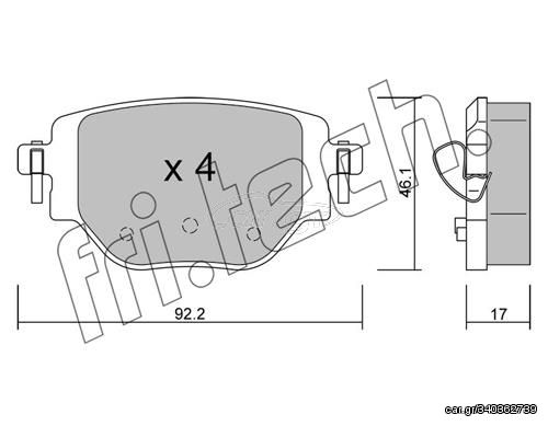 ΤΑΚ. OPEL CORSA F-PEUGEOT 2008 II 1.2 19> \"O\" fri.tech. 1246.0