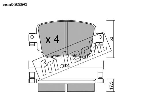 ΤΑΚ. AUDI Q3-SKODA OCTAVIA    FRITECH fri.tech. 996.0