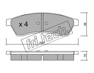 ΤΑΚ. DAEWOO EVANDA 2.0 02- \"O\"   FRITECH fri.tech. 526.0