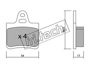 ΤΑΚ. CITROEN BX        FRITECH \"O\" fri.tech. 293.0