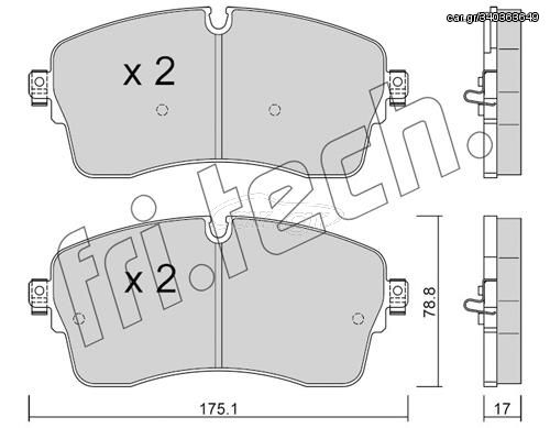 ΤΑΚ. LAND ROVER DISCOVERY SPORT 2.0D 15> \"E\" fri.tech. 1250.0