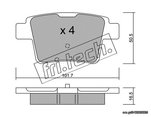 ΤΑΚ. FORD MONDEO III ALL   \"Ο\" FRITECH fri.tech. 693.0