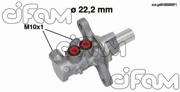 ΑΝΤΛ. ΦΡΕΝ. ALFA ROMEO MITO-FIAT PUNTO EVO-OPEL CORSA D  Φ22.2mm CIFAM 202-675