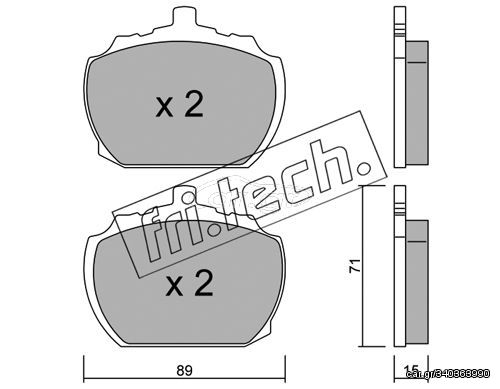 ΤΑΚ. FORD TRANSIT -86  FRITECH \"E\" fri.tech. 694.0