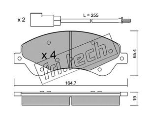 ΤΑΚ. FORD TRANSIT 2.3 06-  \"E\" FRITECH fri.tech. 695.0