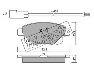 ΤΑΚ. FORD TRANSIT 06-  FRITECH \"O\" fri.tech. 697.0