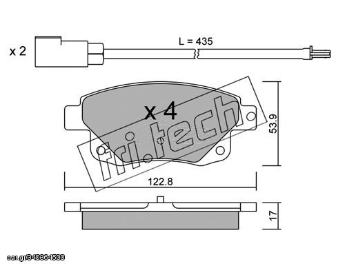 ΤΑΚ. FORD TRANSIT 06-  FRITECH \"O\" fri.tech. 697.0