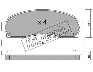 ΤΑΚ. FORD USA EXPLORER 4.0 93- \"E\"   FRITECH fri.tech. 701.0