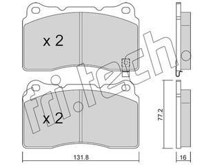 ΤΑΚ. FORD-SUBARU-MITSUB. FRITECH E fri.tech. 297.5