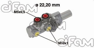 ΑΝΤΛ. ΦΡΕΝ. FIAT SEDICI-SUZUKI SX4 06- Φ22.2mm CIFAM 202-684