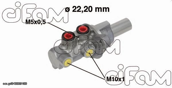 ΑΝΤΛ. ΦΡΕΝ. FIAT SEDICI-SUZUKI SX4 06- Φ22.2mm CIFAM 202-684