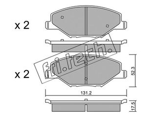 ΤΑΚ. SKODA FABIA II,RAPID-VW POLO \"E\"  FRITECH fri.tech. 1030.0