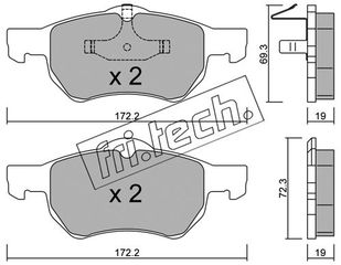 ΤΑΚ. CHRYSLER VOUAGER 2.0  \"E\" FRITECH fri.tech. 539.0