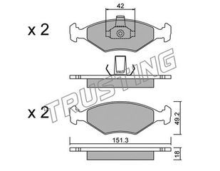 ΤΑΚ. FIAT PALIO,SIENA 96- \"E\"  TRUSTING TRUSTING 282.2