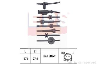 ΑΙΣΘΗΤΗΡΑ ABS ΟΠ. ALFA 147 ALL <10 EPS 1.960.141