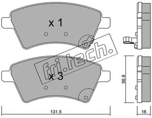 ΤΑΚ. SUZUKI SX4 06-   FRITECH \"E\" fri.tech. 718.0