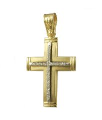 Σταυρός σε χρυσό Κ14 3838G