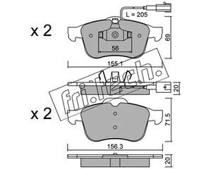 ΤΑΚ. ALFA ROMEO 159   FRITECH \"E\" fri.tech. 719.0