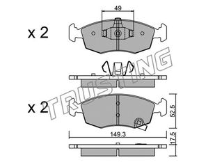 ΤΑΚ. FIAT PANDA ALL-PEUGEOT 308 SW 2.0 HDI 12- \"E\"  DEX DEX 2283.5