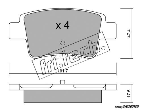 ΤΑΚ. FIAT-OPEL    \"O\" FRITECH fri.tech. 721.0