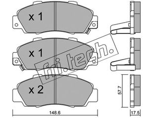 ΤΑΚ. HONDA-ROVER       FRITECH \"E\" fri.tech. 307.0