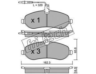 ΤΑΚ. CITR. JUMPY-FIAT SCUDO-PEGE. EXPERT 07-  \"E\" FRITECH fri.tech. 723.0