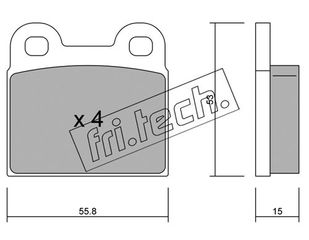 ΤΑΚ. OPEL A/R          FRITECH \"E\" fri.tech. 002.1