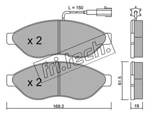 ΤΑΚΑΚΙΑ-PSA JUMPER BOX 2.0 BLUEHDI 15-19 (FRONT) fri.tech. 724.1