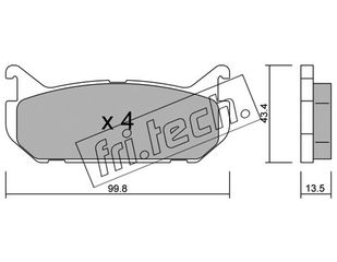 ΤΑΚ. MAZDA XEDOS 6     FRITECH \"O\" fri.tech. 312.0