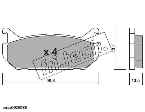 ΤΑΚ. MAZDA XEDOS 6     FRITECH \"O\" fri.tech. 312.0