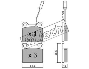 ΤΑΚ. ALFA ROMEO 75 FRITECH \"E\" fri.tech. 003.3