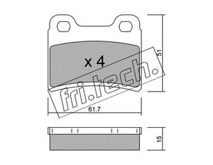 ΤΑΚ. FORD-KIA        FRITECH \"O\" fri.tech. 551.0