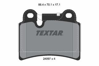 TEXTAR ΤΑΚΑΚΙΑ V.W TOUAREG  02->  #O# TEXTAR 2409701