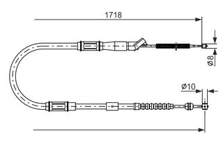 BOSCH ΝΤΙΖΑ ΧΕΙΡΟΦΡΕΝΟΥ TOYOTA BOSCH 1 987 477 797