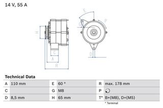 BOSCH BX ΔΥΝΑΜΟ VAG BOSCH 0 986 034 220