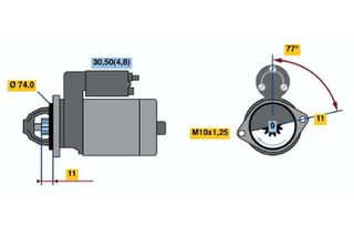 BOSCH ΜΙΖΑ BOSCH 0001107075