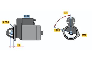 BOSCH BX ΜΙΖΑ CHRYSLER BOSCH 0986019370