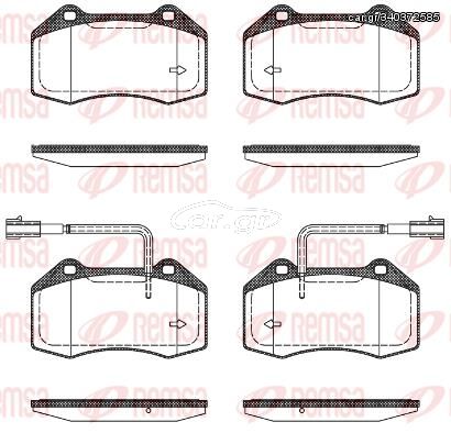 REMSA ΔΙΣΚΟΦΡΕΝΑ ALFA ROMEO REMSA 1113.22