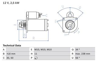 BOSCH BX ΜΙΖΑ PEUGEOT BOSCH 0 986 023 850
