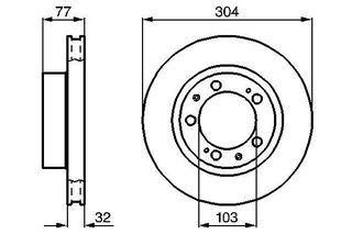 BOSCH ΔΙΣΚΟΠΛΑΚΕΣ PORSCHE BOSCH 0986478409