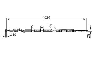 BOSCH ΝΤΙΖΑ ΧΕΙΡΟΦΡΕΝΟΥ SUBARU BOSCH 1 987 482 575