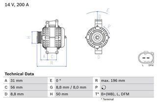 BOSCH BX ΔΥΝΑΜΟ MERCEDES BOSCH 0 986 046 320