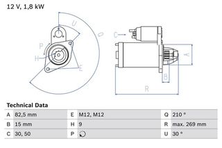 BOSCH BX ΜΙΖΑ VAG BOSCH 0 986 016 240