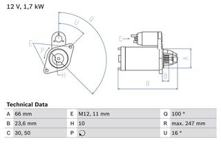 BOSCH BX ΜΙΖΑ VAG BOSCH 0 986 024 030