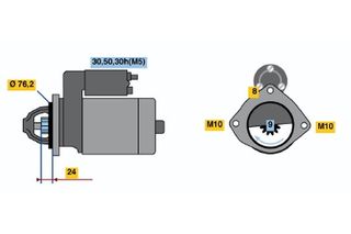 BOSCH BX ΜΙΖΑ BMW BOSCH 0 986 019 980