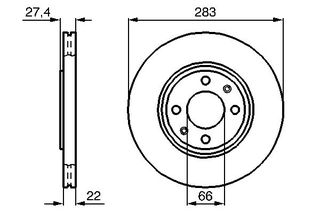 BOSCH ΔΙΣΚΟΠΛΑΚΕΣ PSA BOSCH 0 986 478 834