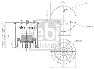FEBI ΦΟΥΣΚΑ ΠΝΕΥΜΑΤΙΚΗΣ ΑΝΑΡΤΗΣΗΣ IVECO IVECO FEBI BILSTEIN 102809