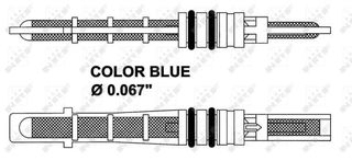 NRF ΒΑΛΒΙΔΑ ΕΚΤΟΝΩΣΗΣ A/C FORD NRF 38207