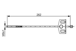 BOSCH ΝΤΙΖΑ ΧΕΙΡΟΦΡΕΝΟΥ NISSAN BOSCH 1 987 482 337