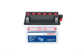 BOSCH ΜΠΑΤΑΡΙΑ ΜΟΤΟ (4Ah/50A) 121x71x93 Μ4 FRESH PACK 12 VOLT SUZUKI BOSCH 0 092 M4F 170